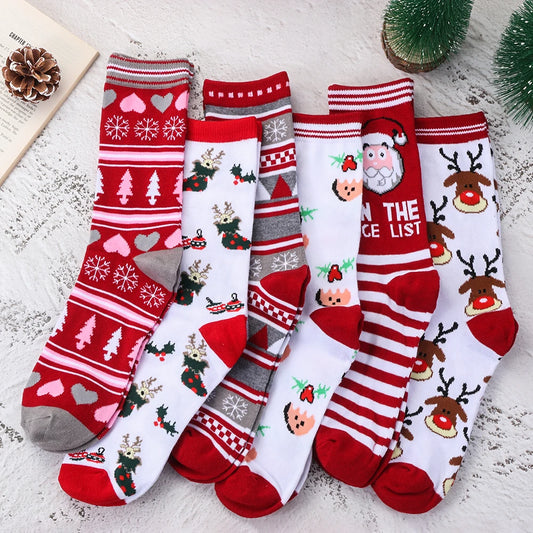 1 Pair Unisex Christmas Socks Santa Claus