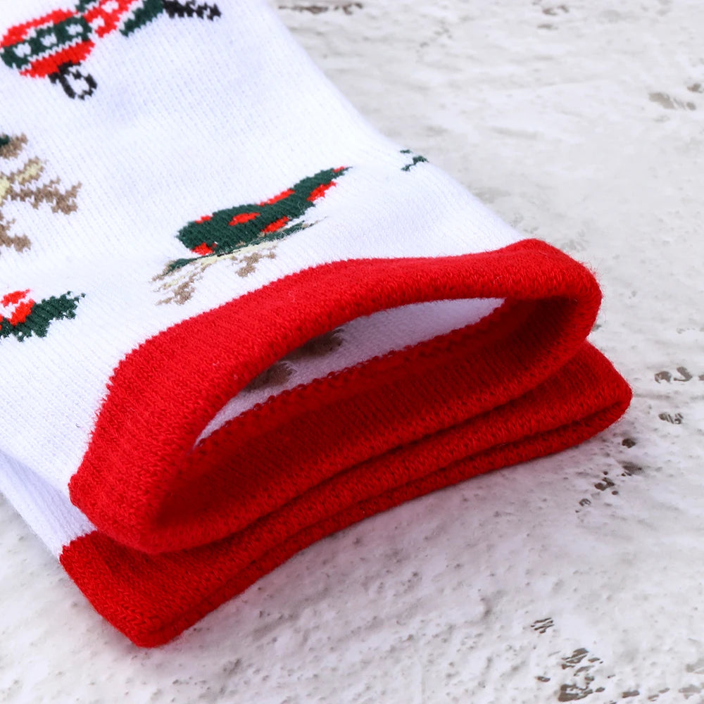 1 Pair Unisex Christmas Socks Santa Claus