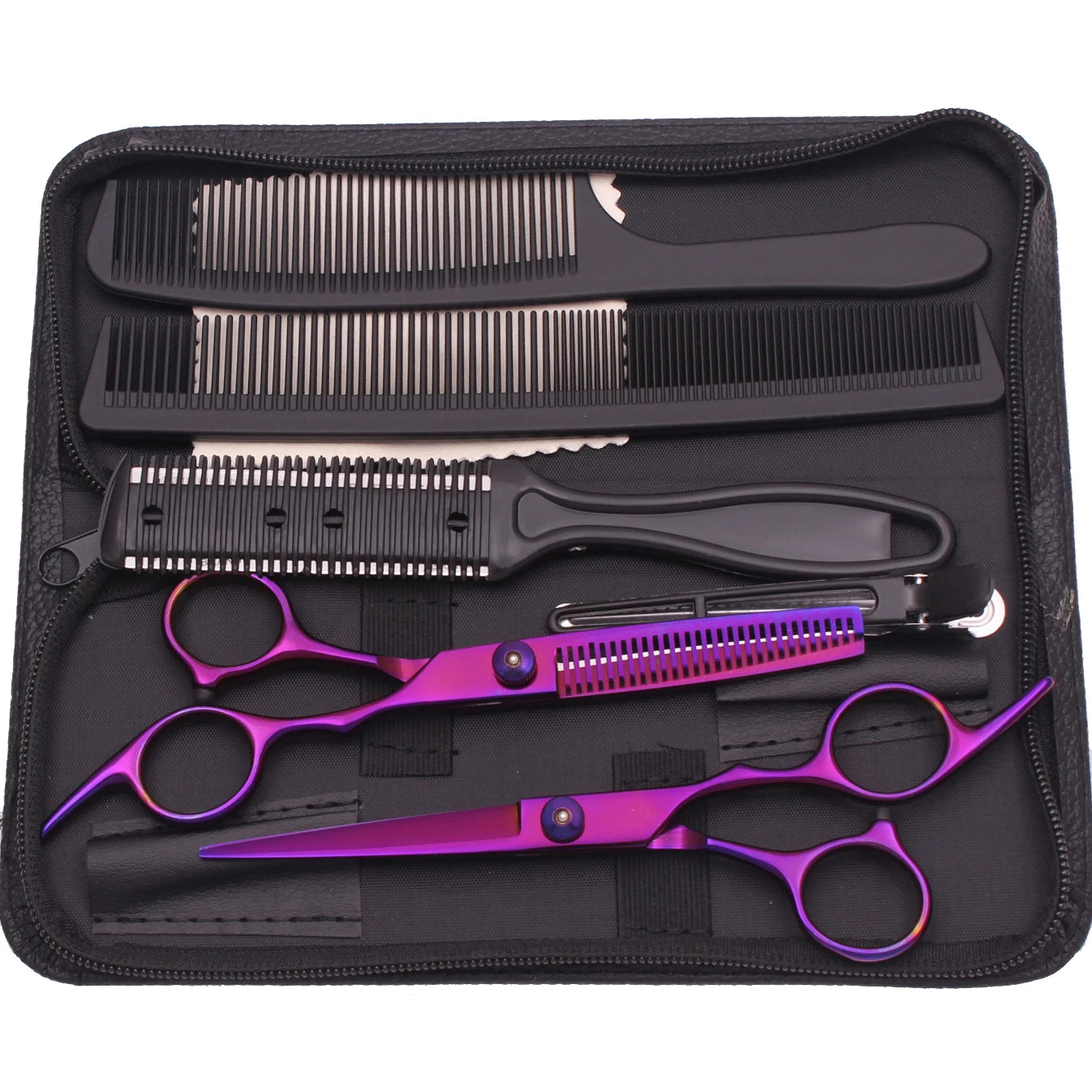 6.0'' Inches Hair Scissors Professional Cutting Shears Thinning Hairdressing Haircut Set Salon Barber & Home Japanese Steel 1001