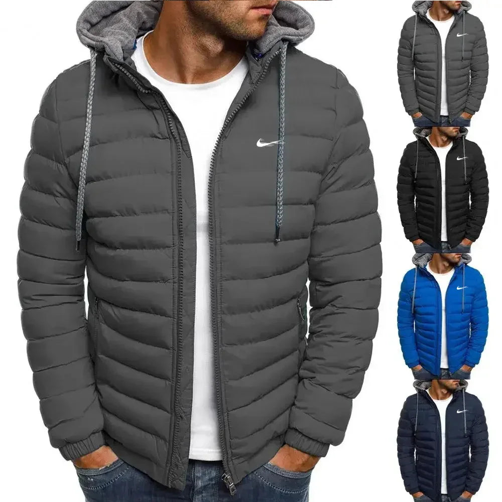 2024 New Men's winter jacket Cotton Coat Men's windproof Outdoor Padded Jacket Casual Windbreaker Warm Coat