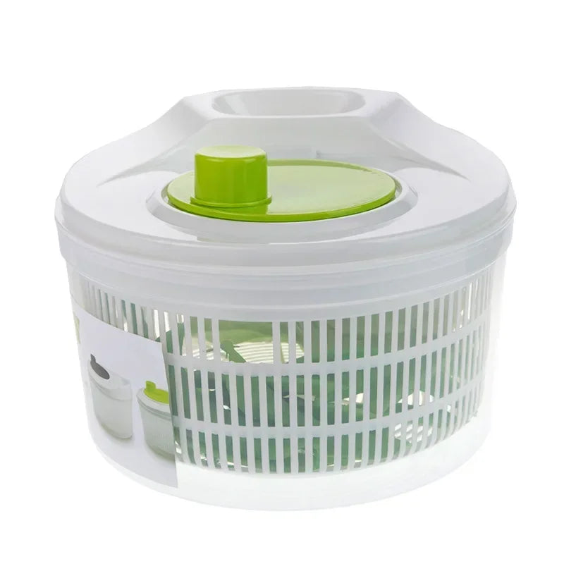 Vegetable Washer Salad Spinner Dryer Drainer Crisp Filter for Washing Dry Leafy Greens Kitchen Tools Salad Spinner