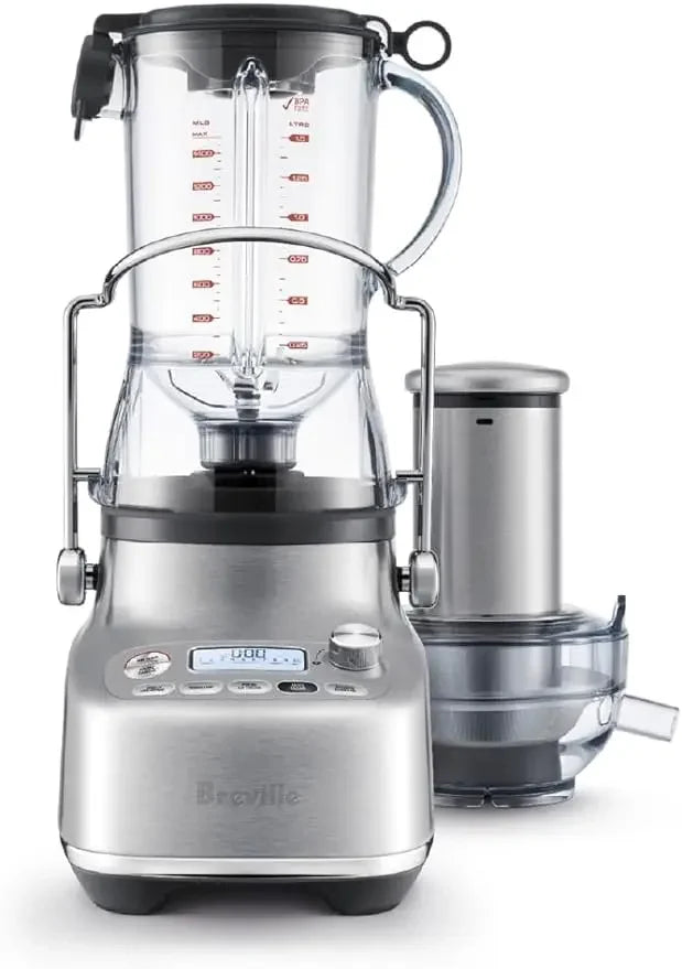 Breville 3X Bluicer Pro Blender & Juicer, Brushed Stainless Steel, BJB815BSS