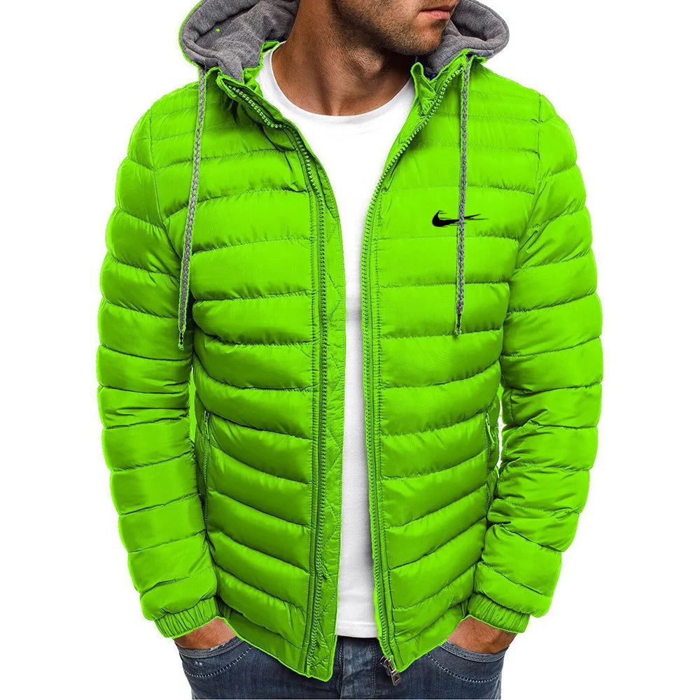 2024 New Men's winter jacket Cotton Coat Men's windproof Outdoor Padded Jacket Casual Windbreaker Warm Coat