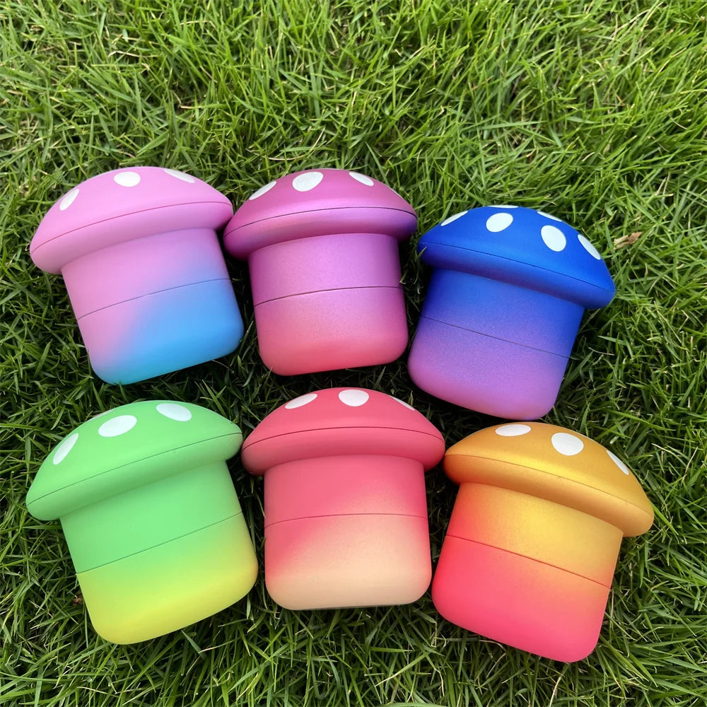 Portable 4-Layer Mushroom Grinder Spice Grinder Colorful, Durable Plastic & Metal, Ideal For Daily Use & Cleaning Supplies