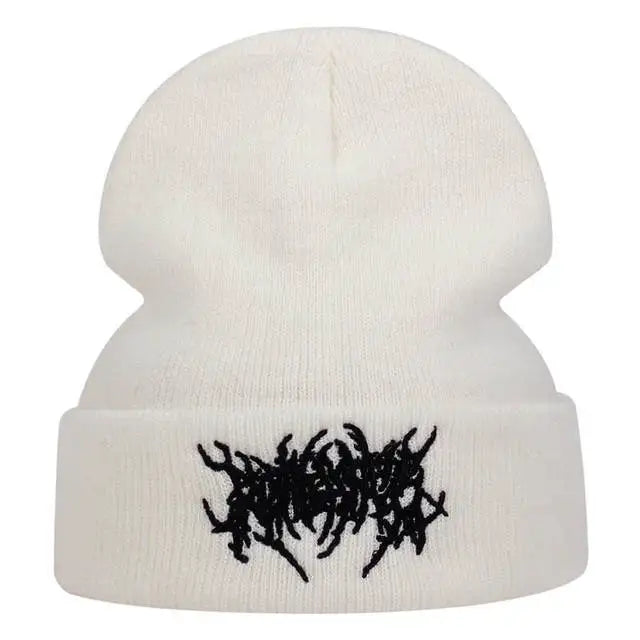 Winter solid beanie hat Warm cap Acrylic skeleton skull knitted hat Unisex men women skullies ski skullcap gorros