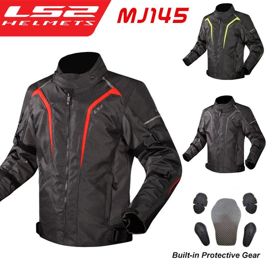 LS2 SEPANG MJ145 Motorcycle Jacket Autumn Winter Waterproof Warm Moto Jacket Men Women CE Anti-fall Motocross Riding Jacket