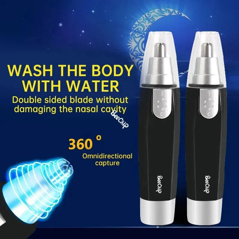 Electric Nose Hair Trimmer For Men Battery Model Trimming Nose Hair Women Nostrils Trim The Hair Scissors Nasal Hair Knife