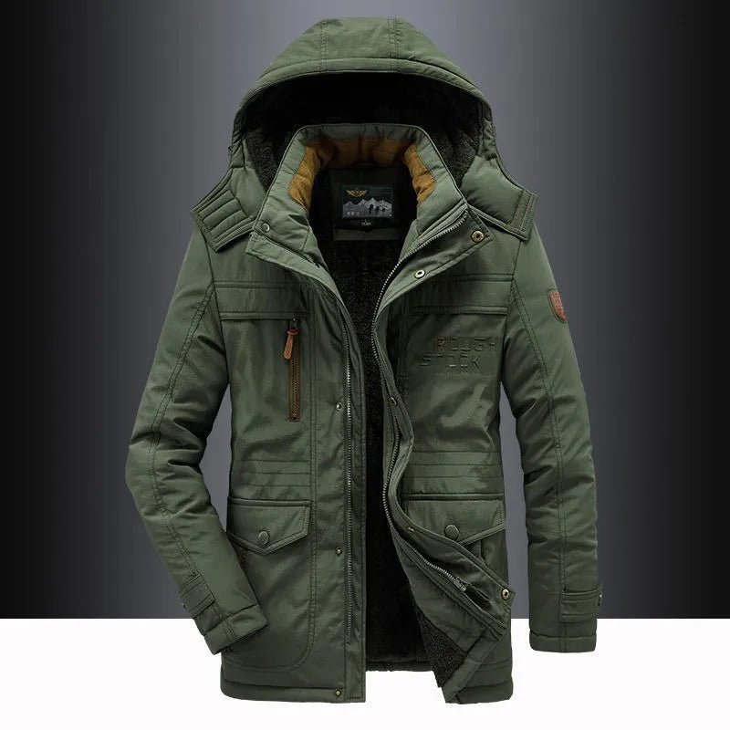 Men's Tactical Windbreaker Wear-resistant Jacket Windproof Men's Autumn and Winter Casual Trend Versatile Men's Coat