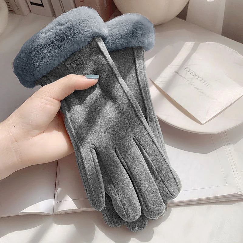 New Gloves Ladies Touch Gloves Mittens Women Winter Gloves Thermal for Girls HST03