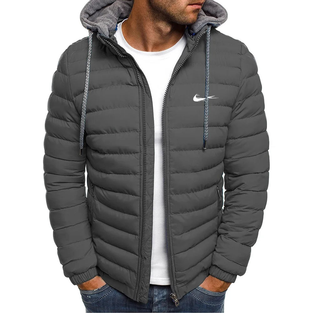 2024 New Men's winter jacket Cotton Coat Men's windproof Outdoor Padded Jacket Casual Windbreaker Warm Coat