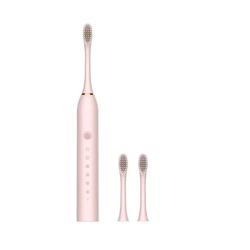 Electric Ultrasonic Toothbrush Six Speed Mode Home Soft Hair USB Charging Waterproof Adult Tooth Cleaner Automatic Couple Set