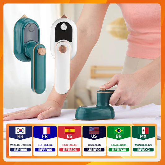 Small Steamer for Clothes Handheld Garment Steamer for Home Travel 20s Fast Heat-up Portable Fabric Steamer with 50ml Water Tank