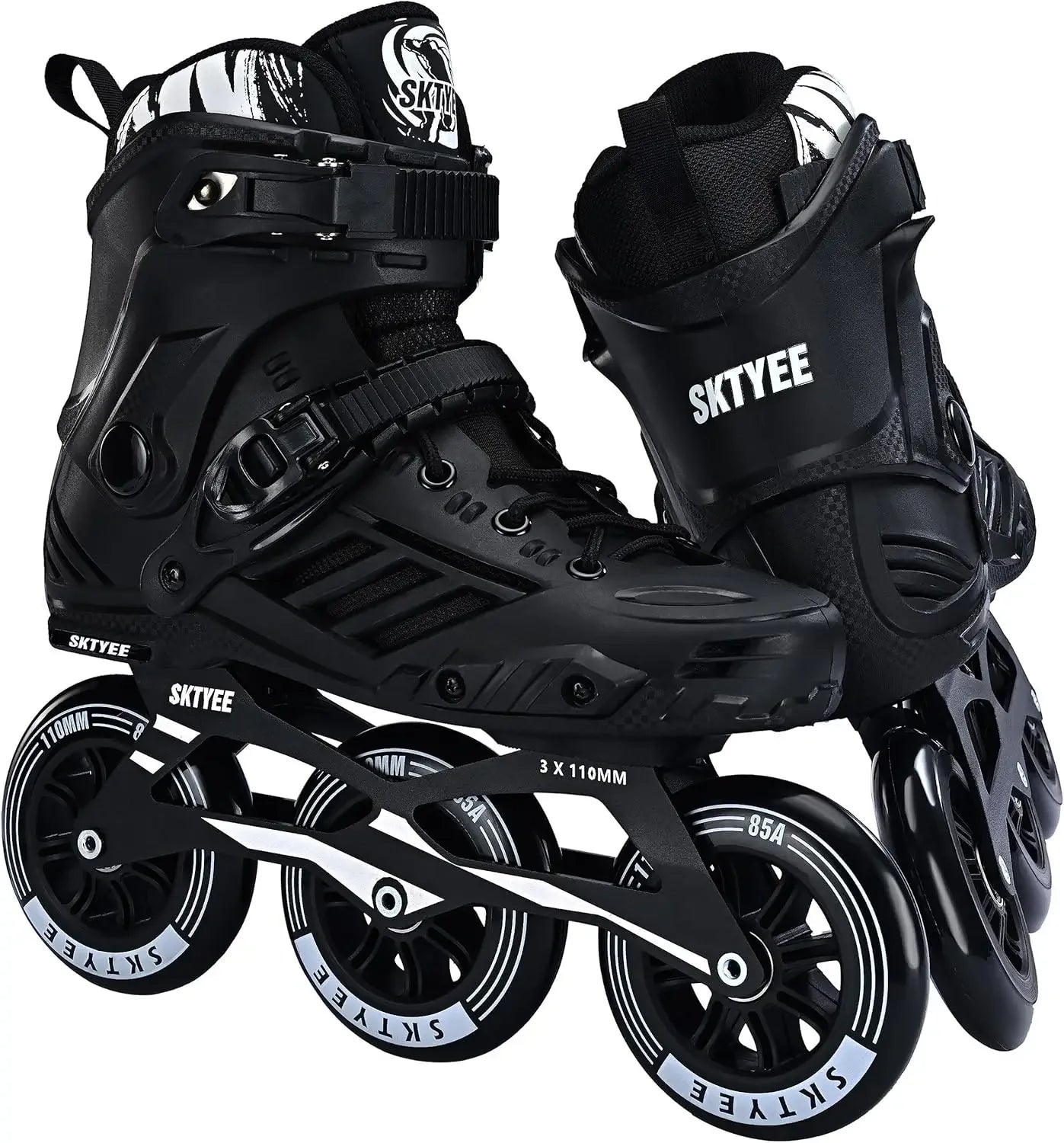 Inline Skates for Men Women, High Performance Adult Inline Speed Skates with 110mm Wheels, Professional Fitness Speed S