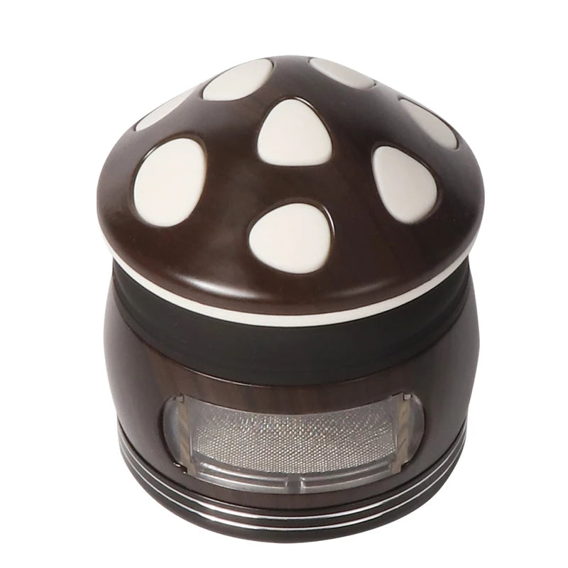 New Style 80mm Mushroom Shape Metal Grinder Tabacco Crusher Dried Flowers Herbs Home Funny Gift For Men