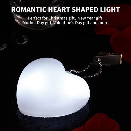 Purse Bag Light Heart Glasses Handbags Pocket Automatic Special Effect Rave Festival Changing Miss