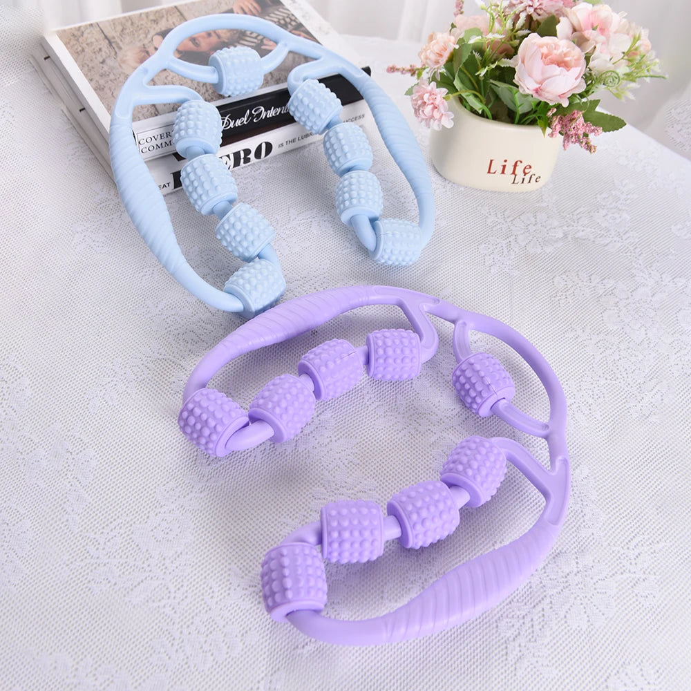 Massage Roller Muscle Roller Rod Trigger Point Muscle Roller Bilateral Finger Massager Handheld Roller