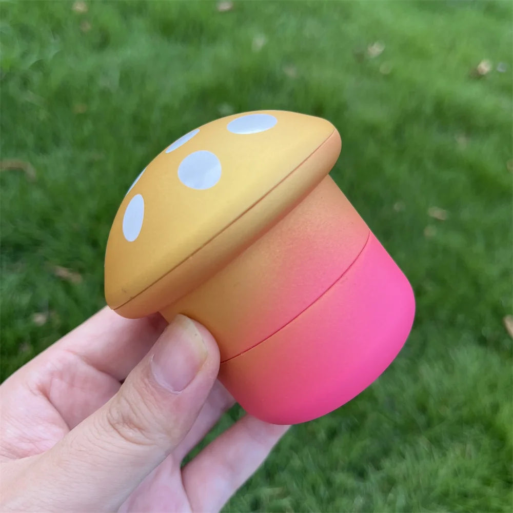 Portable 4-Layer Mushroom Grinder Spice Grinder Colorful, Durable Plastic & Metal, Ideal For Daily Use & Cleaning Supplies