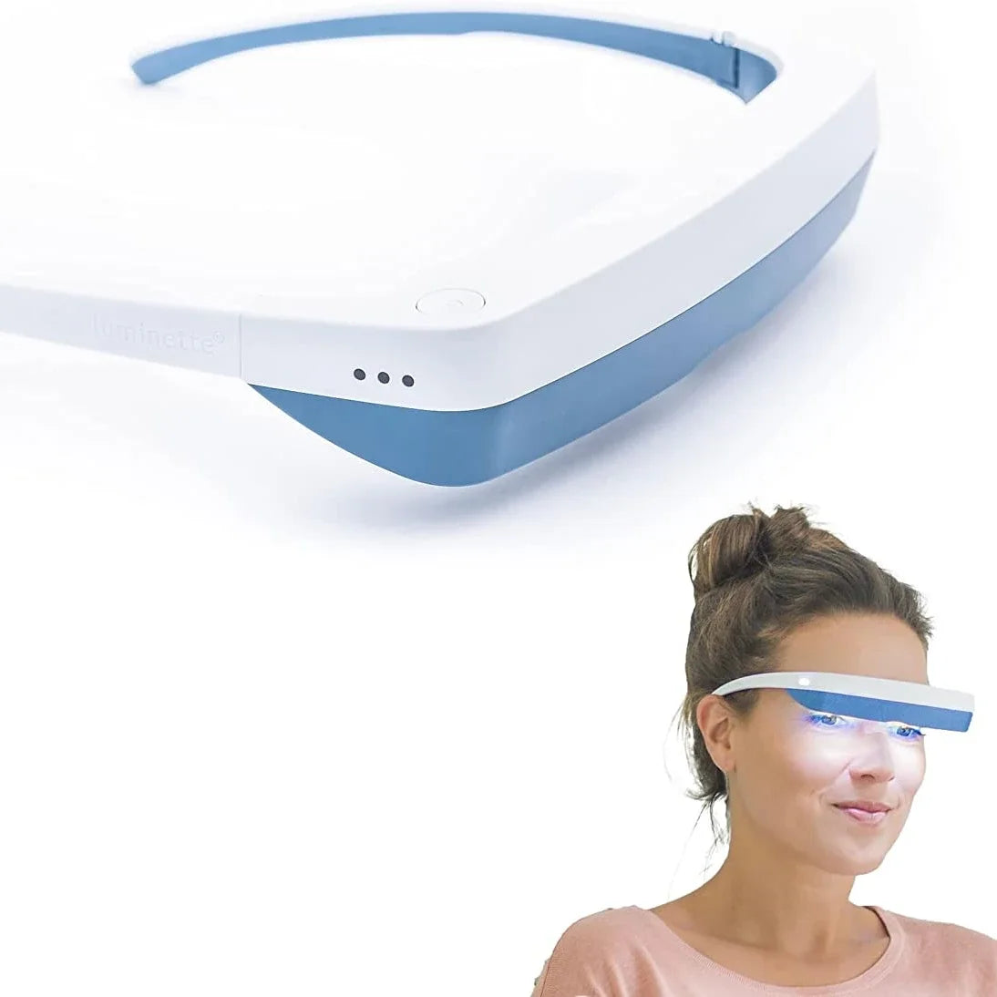 Luminette 3 Light Therapy Glasses Portable  Wearable Light Therapy Lamp for Active People