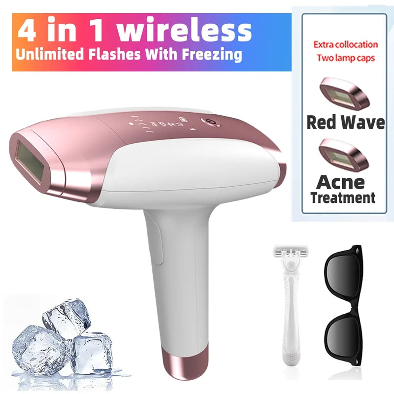 Body Bikini IPL 999,999 Flashes Depilator Pulses Permanent Laser Epilator Painless For Women Hair Removal Home Use Devices